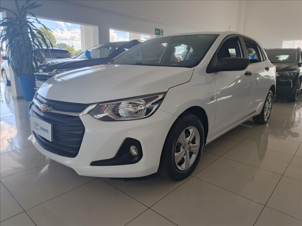 Chevrolet Onix HATCH 1.0 12V Flex 5p Mec. na cor Branco em Ponta Grossa / PR - 879354