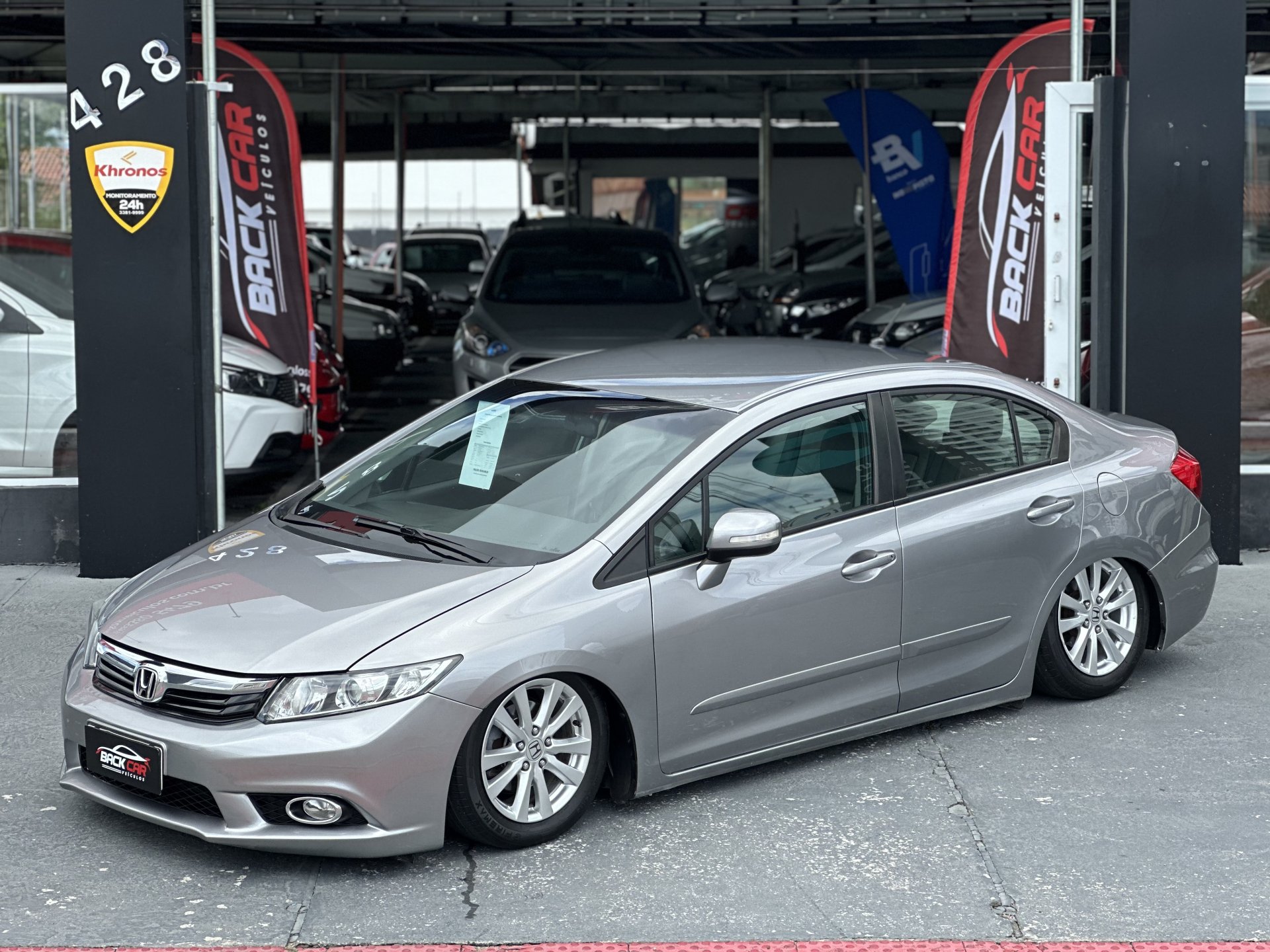 Honda Civic Sed. LXL/ LXL SE 1.8 Flex 16V Aut. na cor Cinza em Palhoça / SC - 879387