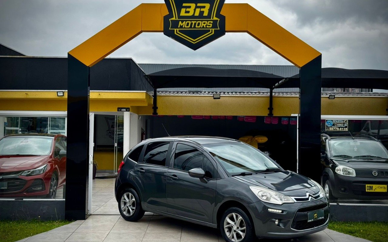 Citroën C3 Attra/Origine Pack 1.5 Flex 8V 5p Mec na cor Cinza em Campina Grande do Sul / PR - 879606