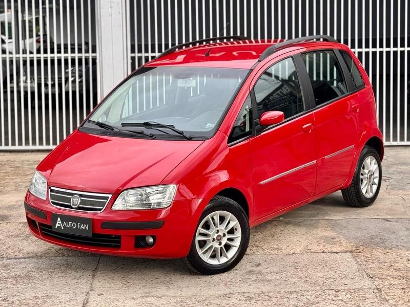 Fiat Idea ELX 1.4 mpi Fire Flex 8V 5p na cor Vermelho em Curitiba / PR - 881049