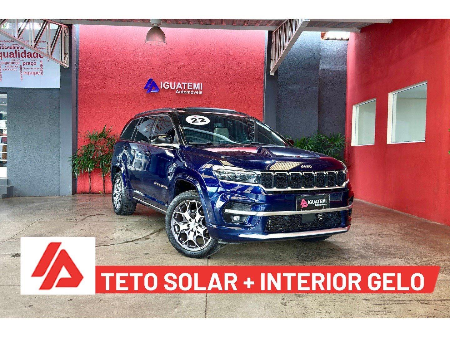 Jeep Commander Overland T270 1.3 TB Flex Aut. na cor Azul em Campinas / SP - 881136