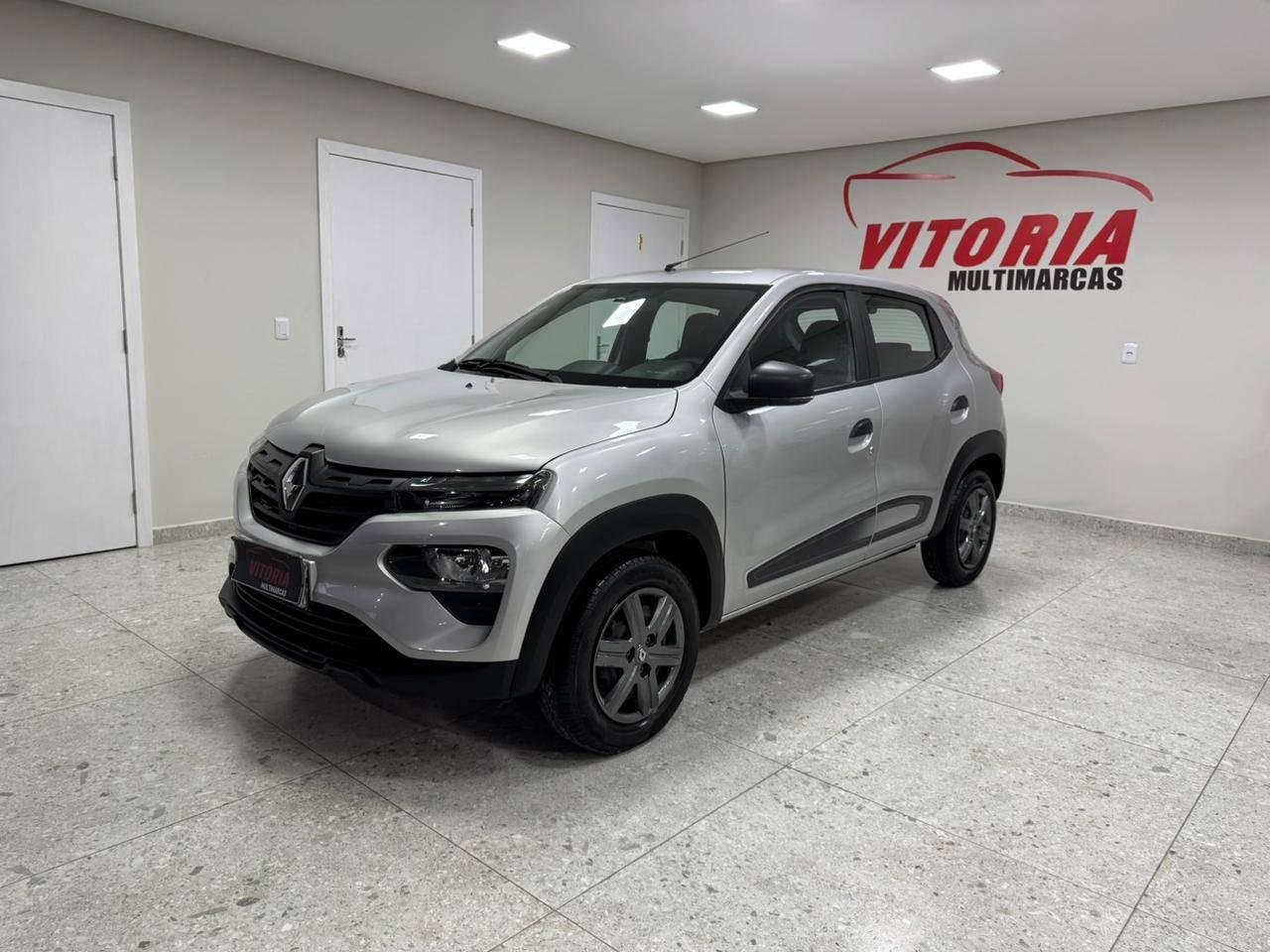Renault Kwid Zen 1.0 Flex 12V 5p Mec. na cor Prata em Joinville / SC - 882349