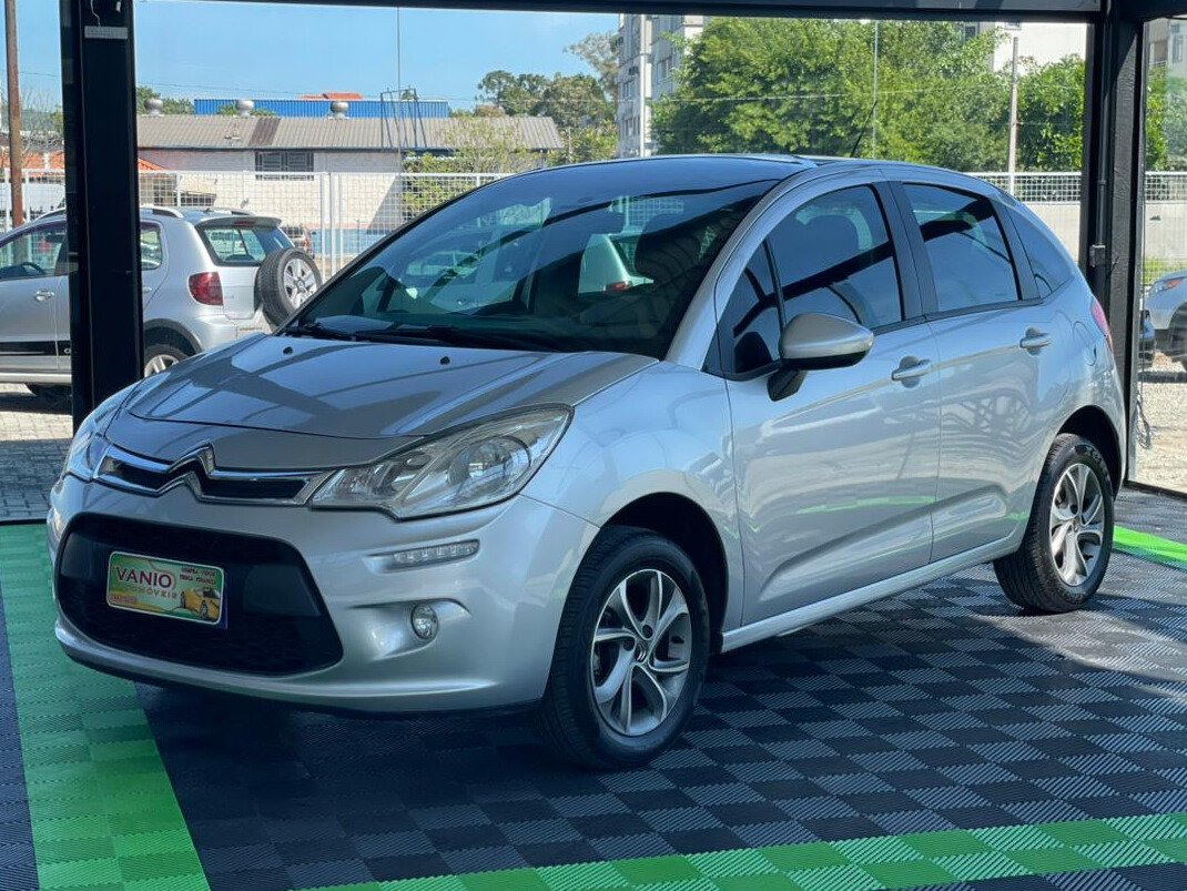 Citroën C3 Tendance Pure Tech 1.2 Flex 12V Mec. na cor Prata em Criciúma / SC - 882940