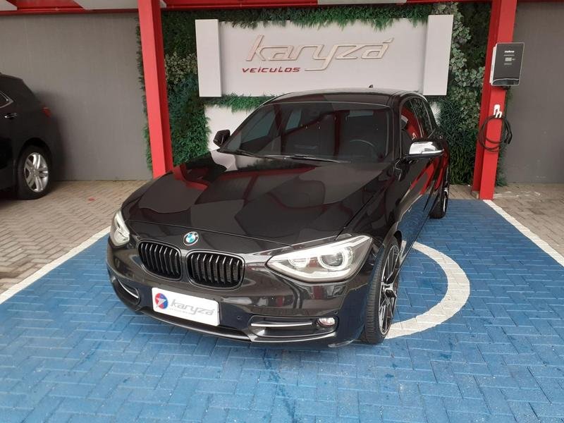 BMW 120i Sport 2.0/ActiveFlex 16V Aut. na cor Preto em Curitiba / PR - 883010