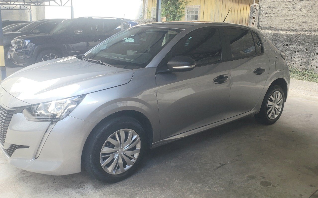 Peugeot 208 Like 1.0 Flex 6V 5p Mec. na cor Cinza em Curitiba / PR - 883030