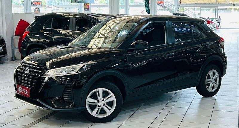 Nissan KICKS Active 1.6 16V Flex Aut. na cor Preto em Curitiba / PR - 883100