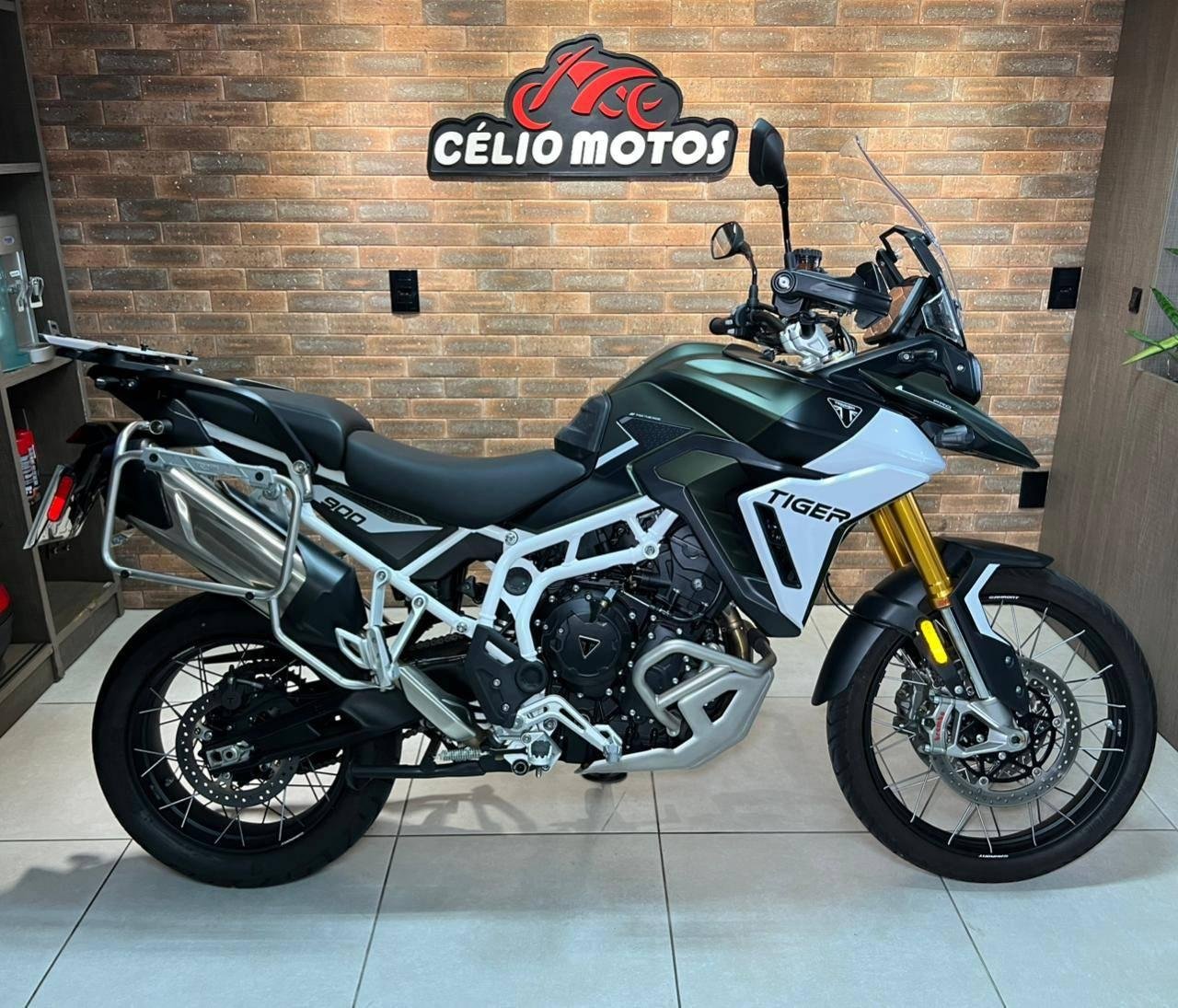 TRIUMPH TIGER 900 RALLY PRO  na cor Verde em Palhoça / SC - 883627