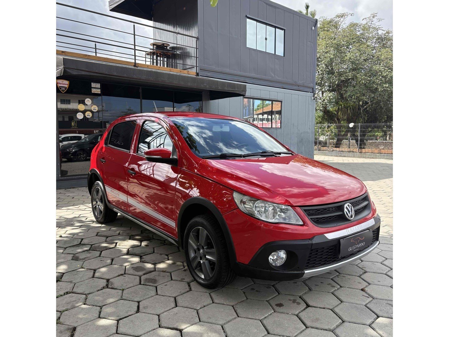 Volkswagen Gol 1.6 Mi Rallye Total Flex 8V 4p na cor Vermelho em Joinville / SC - 883727