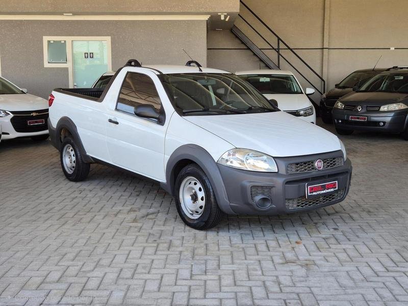 Fiat Strada Working HARD 1.4 Fire Flex 8V CD na cor Branco em Curitiba / PR - 884524