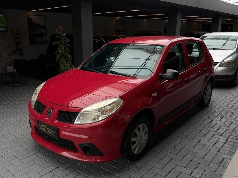 Renault Sandero Authentique Flex 1.0 12V 5p na cor Vermelho em São José dos Pinhais / PR - 884734