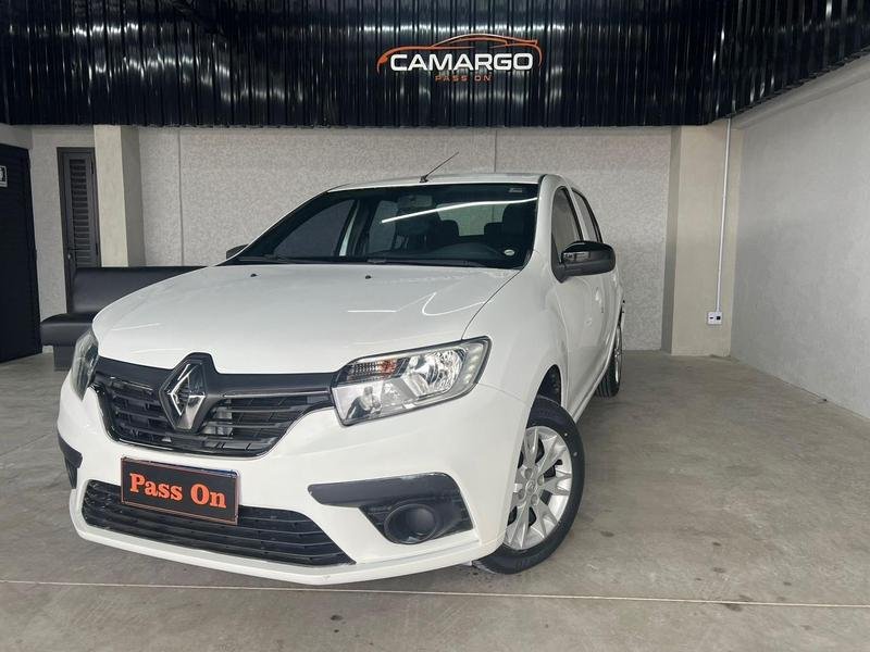 Renault Logan Zen Flex 1.6 16V 4p Mec. na cor Branco em São José dos Pinhais / PR - 885361