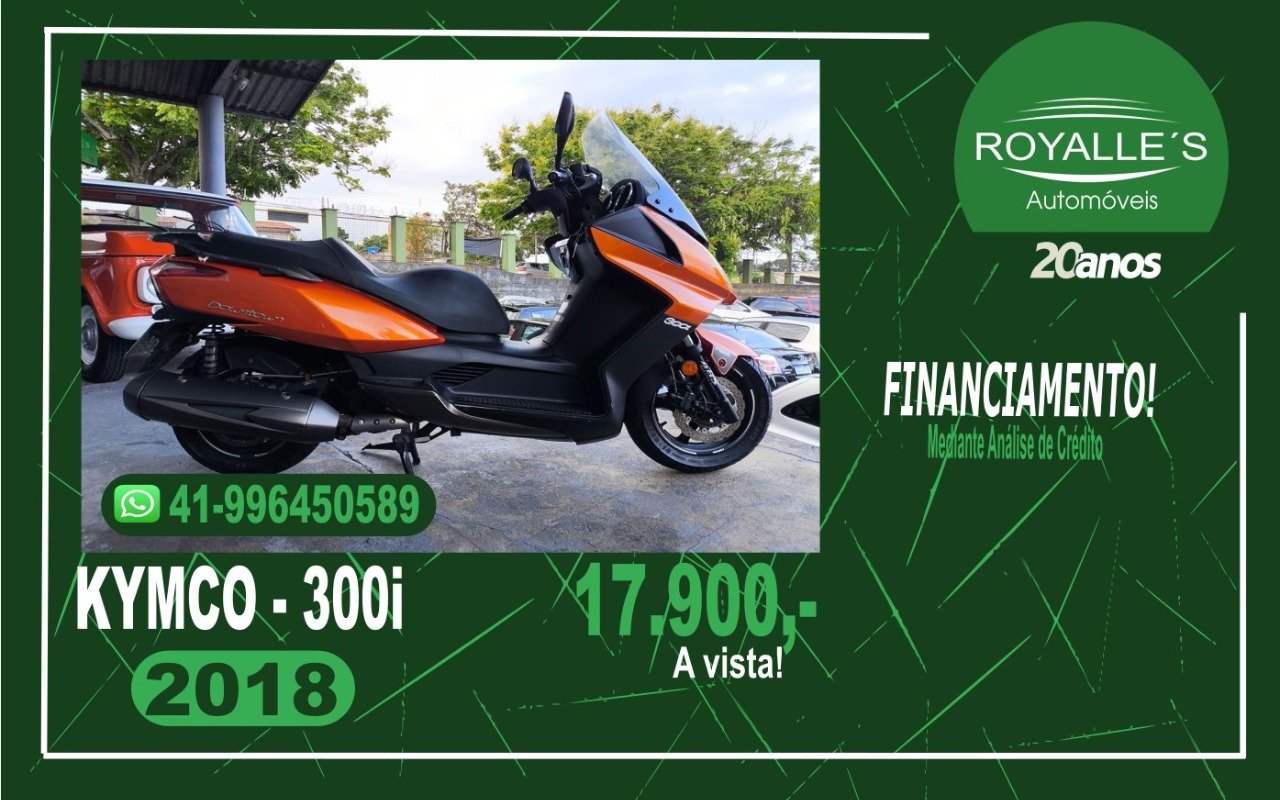 KYMCO DOWNTOWN 300i  na cor Laranja em Curitiba / PR - 885508