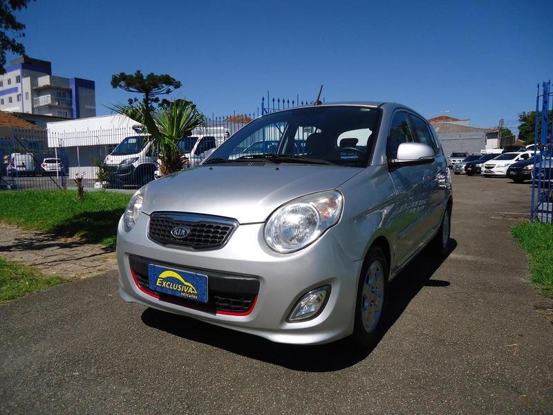 Kia Picanto EX 1.1/1.0/ 1.0 Flex Mec. na cor Prata em Curitiba / PR - 885516