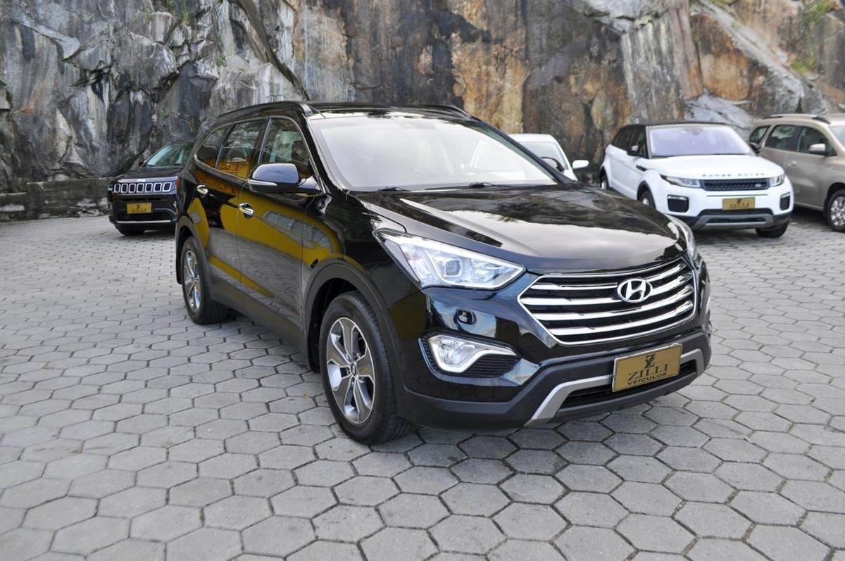 Hyundai Grand Santa Fé 3.3 V6 4X4 Tiptronic na cor Preto em Florianópolis / SC - 885759