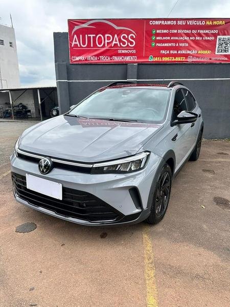 Volkswagen Nivus Highline 1.0 200 TSI Flex Aut. na cor Cinza em Curitiba / PR - 885804