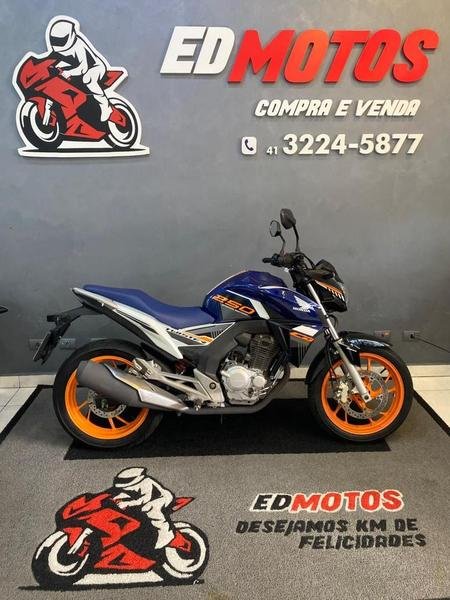 Honda CBX 250 TWISTER  na cor Azul em Curitiba / PR - 885954