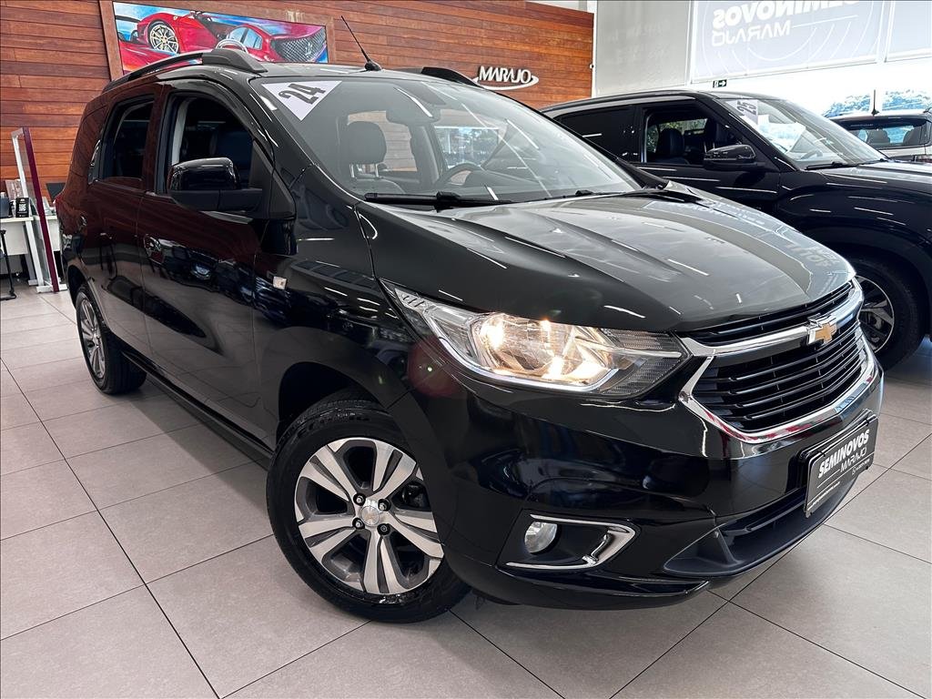 Chevrolet Spin PREMIER 1.8 8V Econo.Flex 5p Aut. na cor Preto em Londrina / PR - 886086