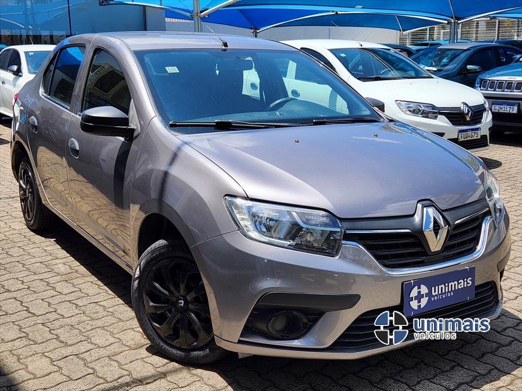 Renault Logan Life Flex 1.0 12V 4p Mec. na cor Cinza em Campinas / SP - 886261