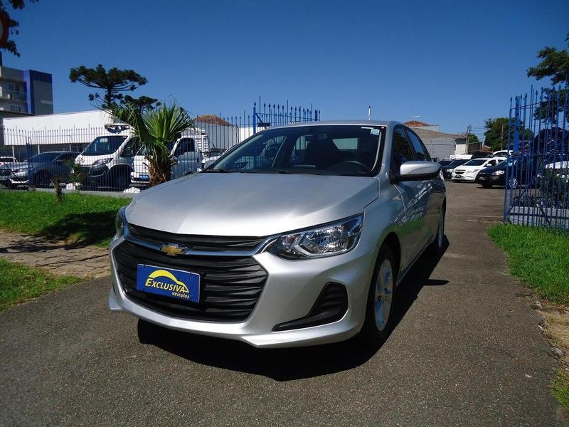Chevrolet Onix SEDAN Plus LT 1.0 12V TB Flex Aut. na cor Prata em Curitiba / PR - 886284