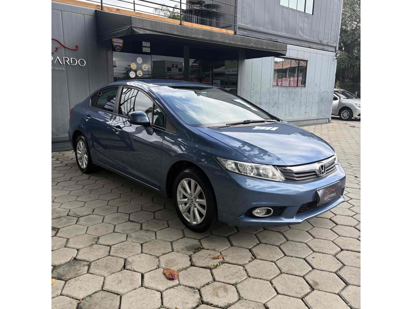 Honda Civic Sedan LXS 1.8/1.8 Flex 16V Mec. 4p na cor Azul em Joinville / SC - 886490