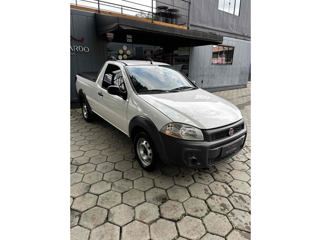 Fiat Strada Working HARD 1.4 Fire Flex 8V CD na cor Branco em Joinville / SC - 886614