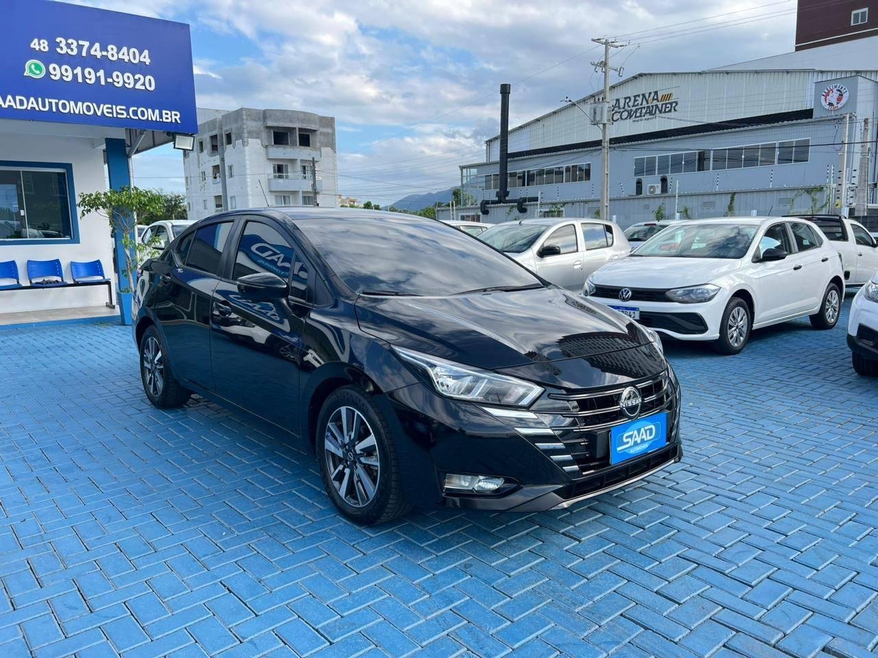Nissan VERSA Advance 1.6 16V Flex Aut. na cor Preto em Palhoça / SC - 886643