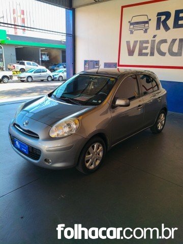 Nissan MARCH SV 1.6 16V FlexStart 5p Mec. na cor Cinza em Londrina / PR - 887588