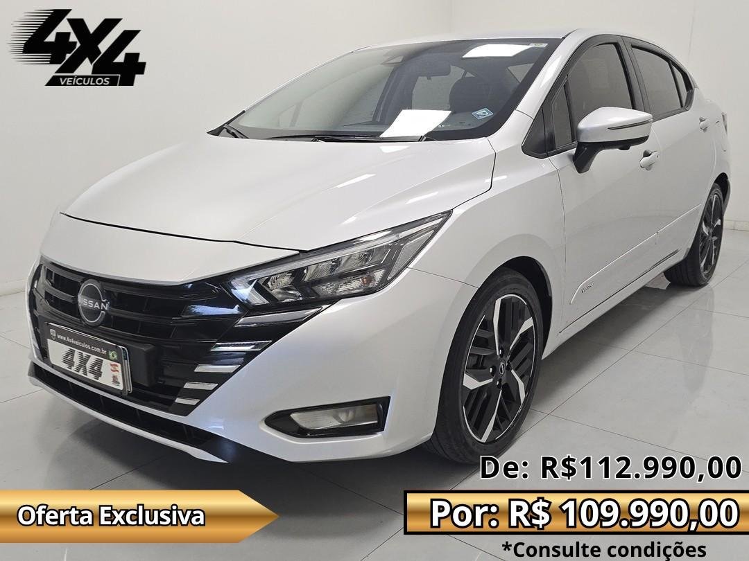 Nissan VERSA Exclusive 1.6 16V Flex Aut. na cor Prata em São José / SC - 887688