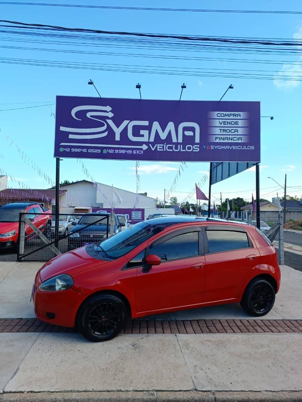 Fiat Punto ATTRACTIVE 1.4 Fire Flex 8V 5p na cor Vermelho em São Mateus do Sul / PR - 887695