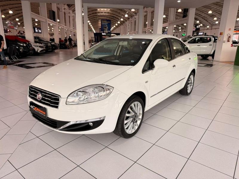Fiat Linea ABSOLUTE 1.9/1.8 Flex Dualogic 4p na cor Branco em Curitiba / PR - 887709