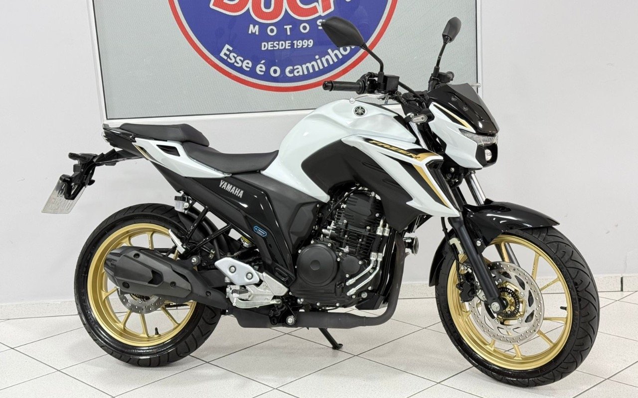 YAMAHA FZ25 250 FAZER CONNECTED  na cor Branco em Araucária / PR - 887772