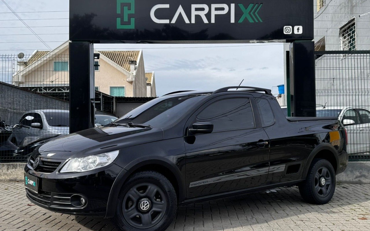 Volkswagen Saveiro TROOPER 1.6 Mi Total Flex 8V CE na cor Preto em Curitiba / PR - 887963