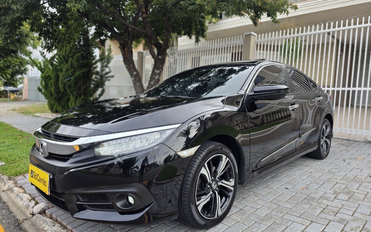 Honda Civic Sedan TOURING 1.5 Turbo 16V Aut.4p na cor Preto em Curitiba / PR - 888000