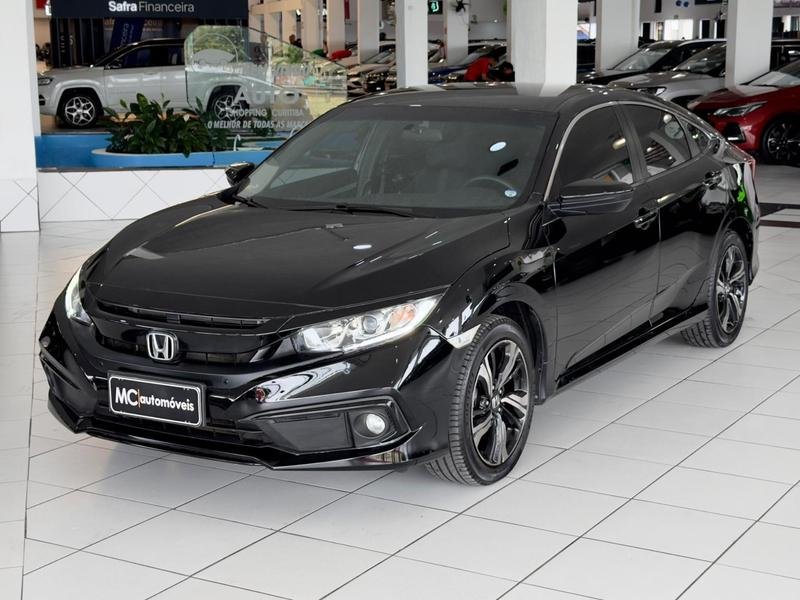 Honda Civic Sedan SPORT 2.0 Flex 16V Aut.4p na cor Preto em Curitiba / PR - 888299