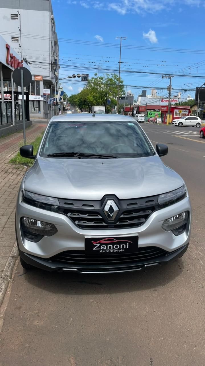 Renault Kwid Zen 1.0 Flex 12V 5p Mec. na cor Prata em Chapecó / SC - 888327