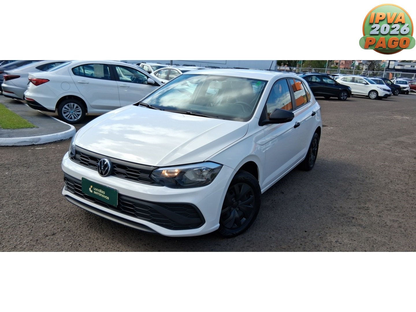 Volkswagen Polo Track Rock in Rio 1.0 Flex 12V 5p na cor Branco no Porto Alegre / RS - 889027