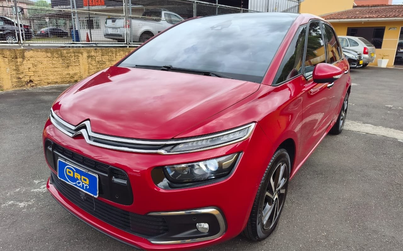 Citroën C4 Picasso Intensive 1.6 Turbo 16V Aut. na cor Vermelho em Curitiba / PR - 889549