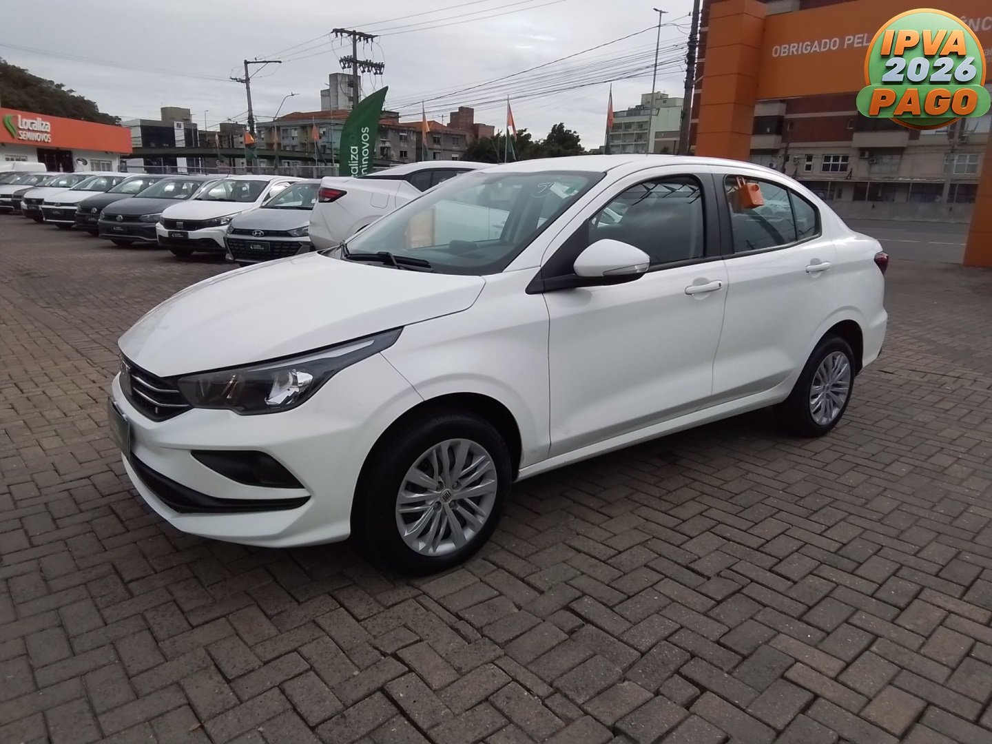 Fiat Cronos 1.3 8V Flex na cor Branco no Canoas / RS - 891076