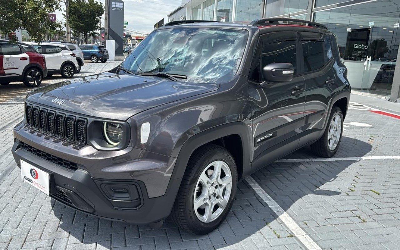 Jeep Renegade Sport T270 1.3 TB 4x2 Flex Aut. na cor Cinza em São José dos Pinhais / PR - 891625