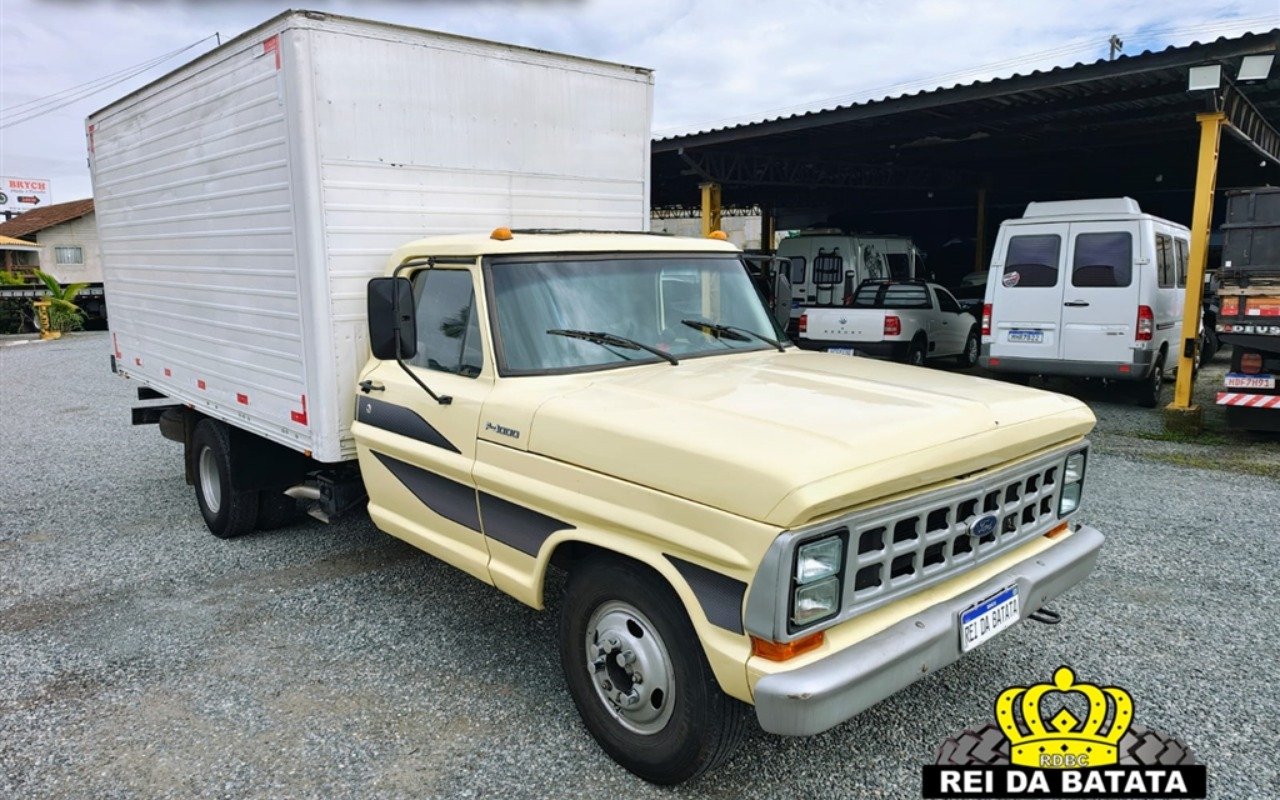 Ford F-4000 TURBO MWM 2p (diesel) na cor Amarelo em Blumenau / SC - 893042
