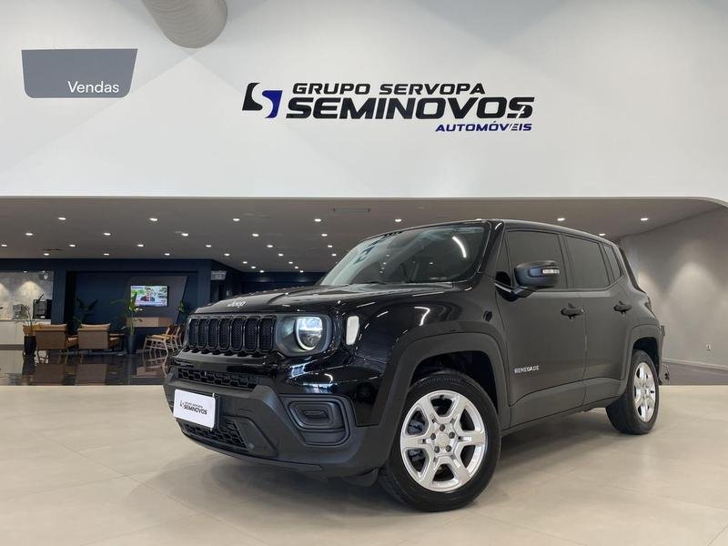 Jeep Renegade T270 1.3 TB 4x2 Flex Aut. na cor Preto em Umuarama / PR - 893443
