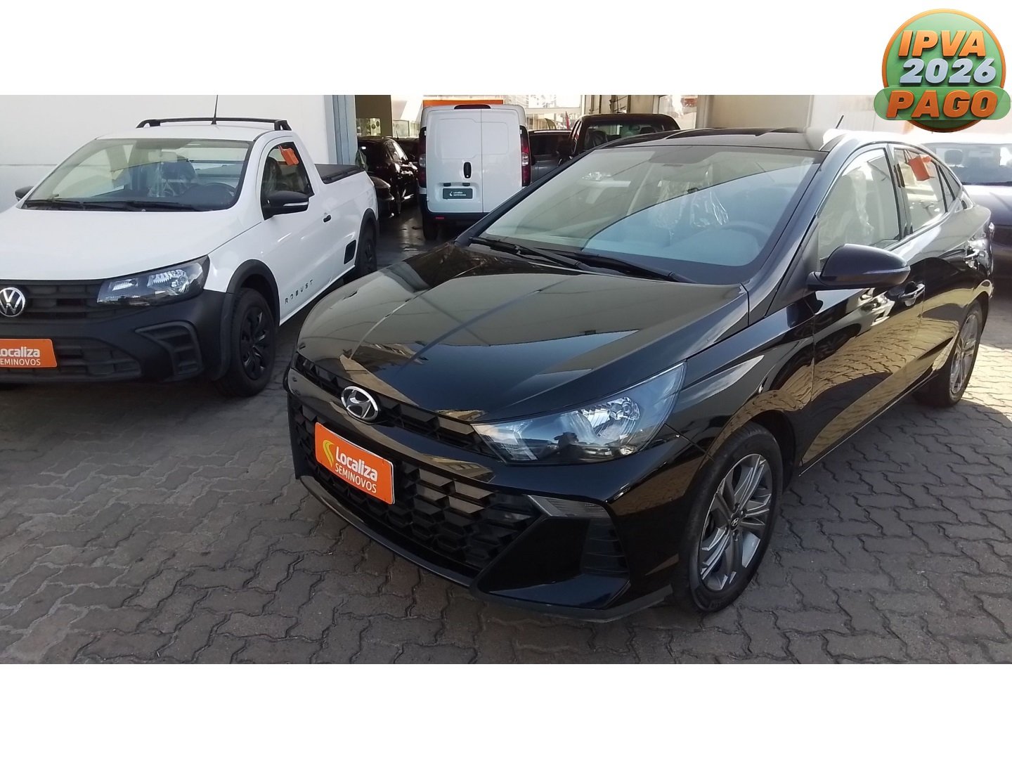 Hyundai HB20S Comfort Plus 1.0 TB Flex 12V Aut na cor Preto no Pelotas / RS - 893533