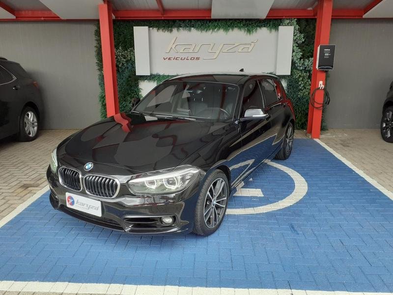 BMW 120i Sport 2.0/ActiveFlex 16V Aut. na cor Preto em Curitiba / PR - 893542