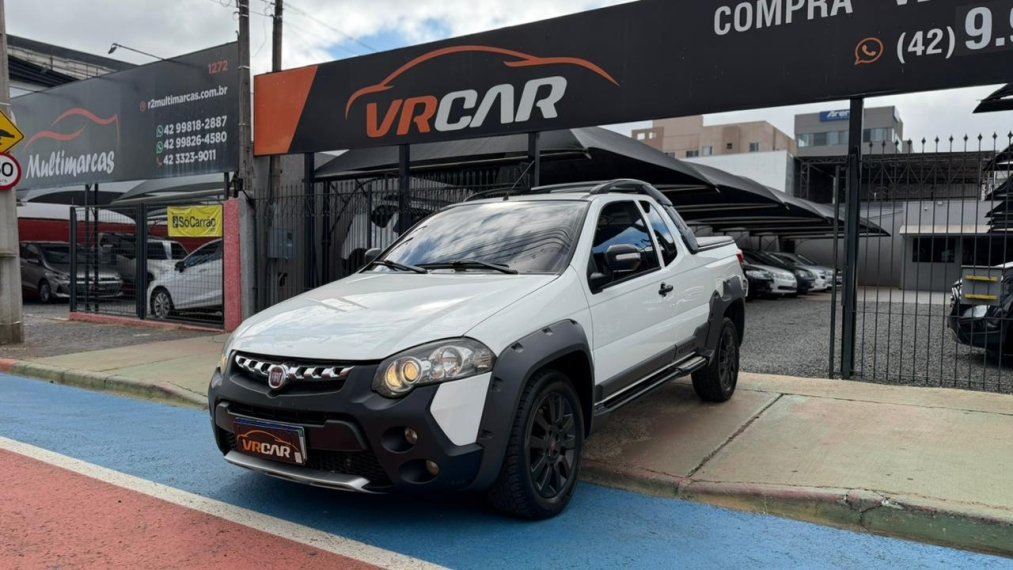 Fiat Strada Adv/Adv TRYON 1.8 mpi Flex 8V CE na cor Branco em Ponta Grossa / PR - 893575