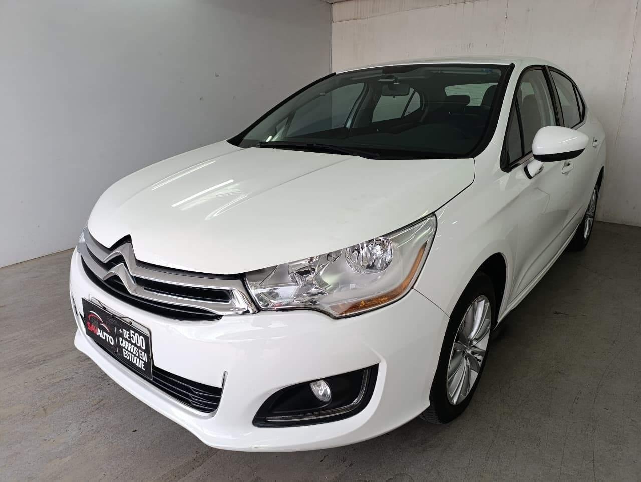 Citroën C4 Lounge Origine 2.0 Flex 4p Aut. na cor Branco no Porto Alegre / RS - 893846