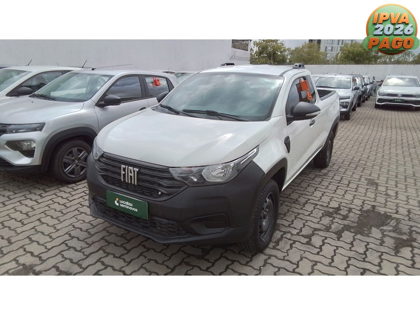 Fiat Strada 1.3 mpi Fire 8V 67cv CS na cor Branco no Pelotas / RS - 895148
