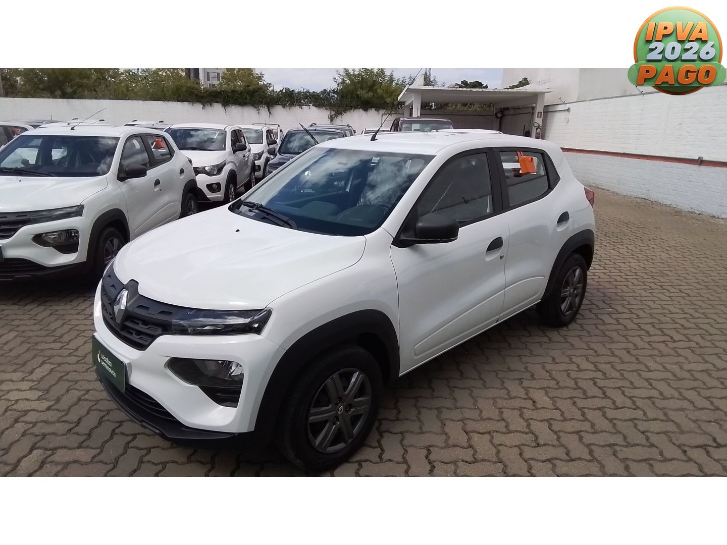 Renault Kwid Zen 1.0 Flex 12V 5p Mec. na cor Branco no Pelotas / RS - 895158