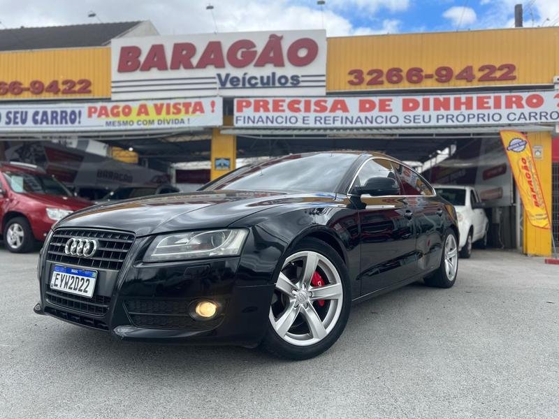 Audi A5 Sportb. 2.0 16V TFSI 180cv Multi. na cor Preto em Curitiba / PR - 895769