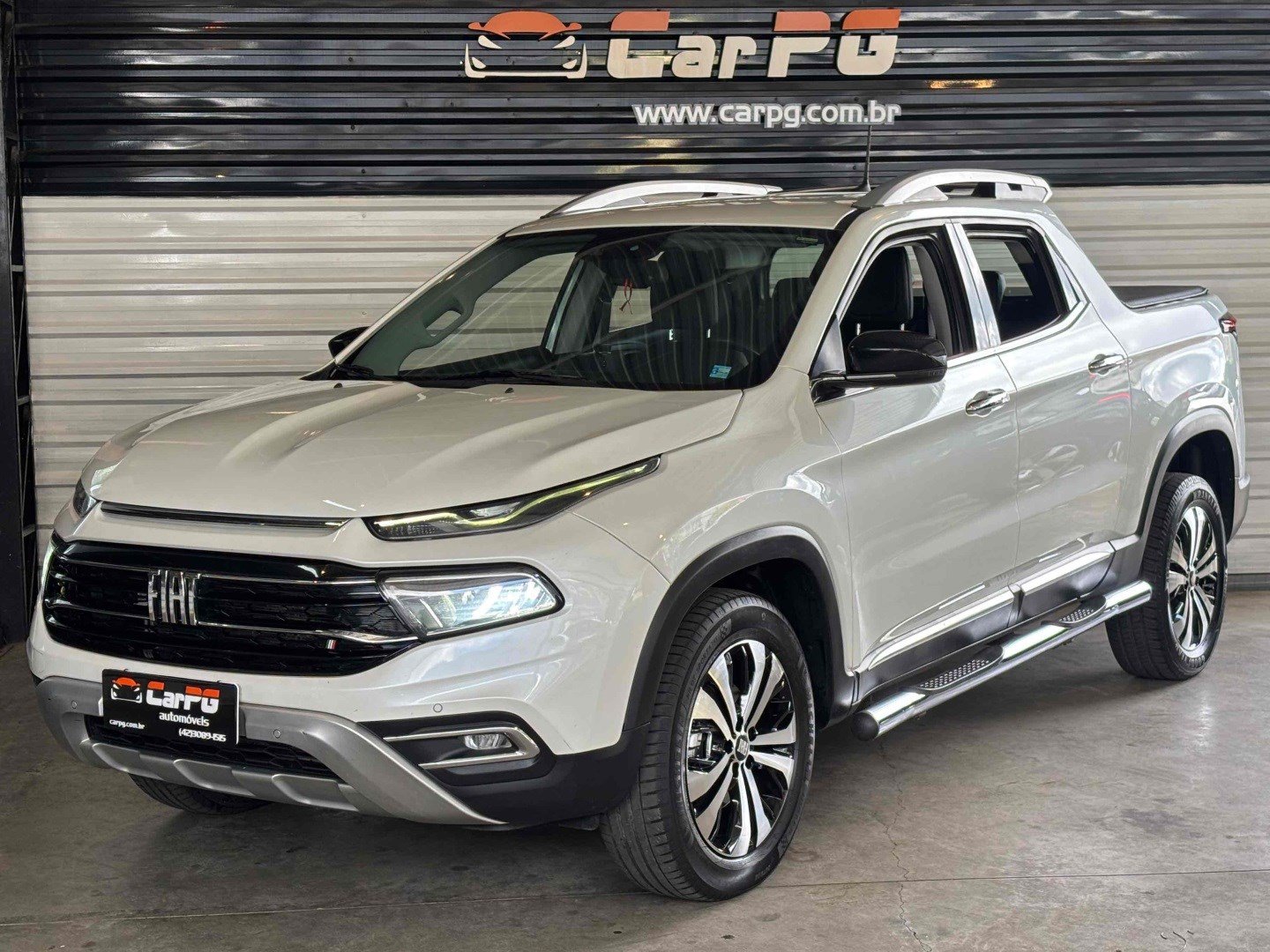 Fiat Toro Volcano 1.3 T270 4x2 Flex Aut. na cor Branco em Ponta Grossa / PR - 895863