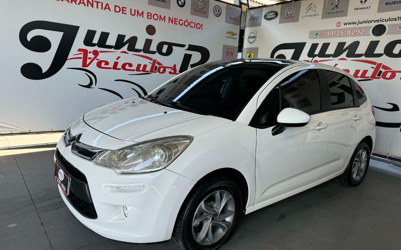 Citroën C3 Tendance 1.5 Flex 8V 5p Mec. na cor Branco em Ponta Grossa / PR - 895876